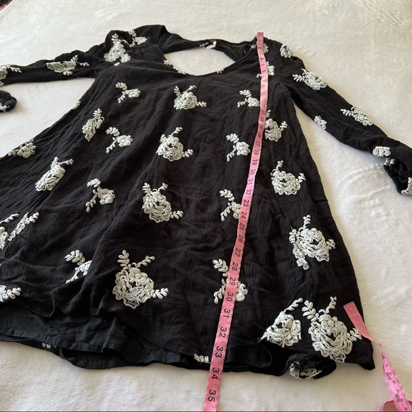 Free People Emma Embroidered Mini Dress - Picture 8 of 9